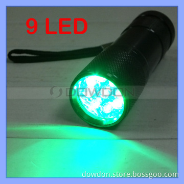 Green LED Flashlight Torches for Garden Plants Growth
